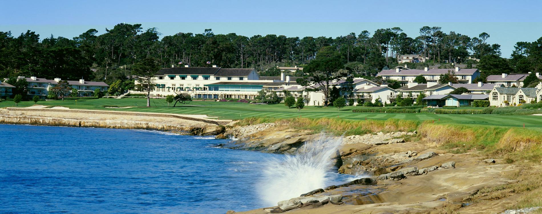 Overhead view of a Pebble Beach Resorts