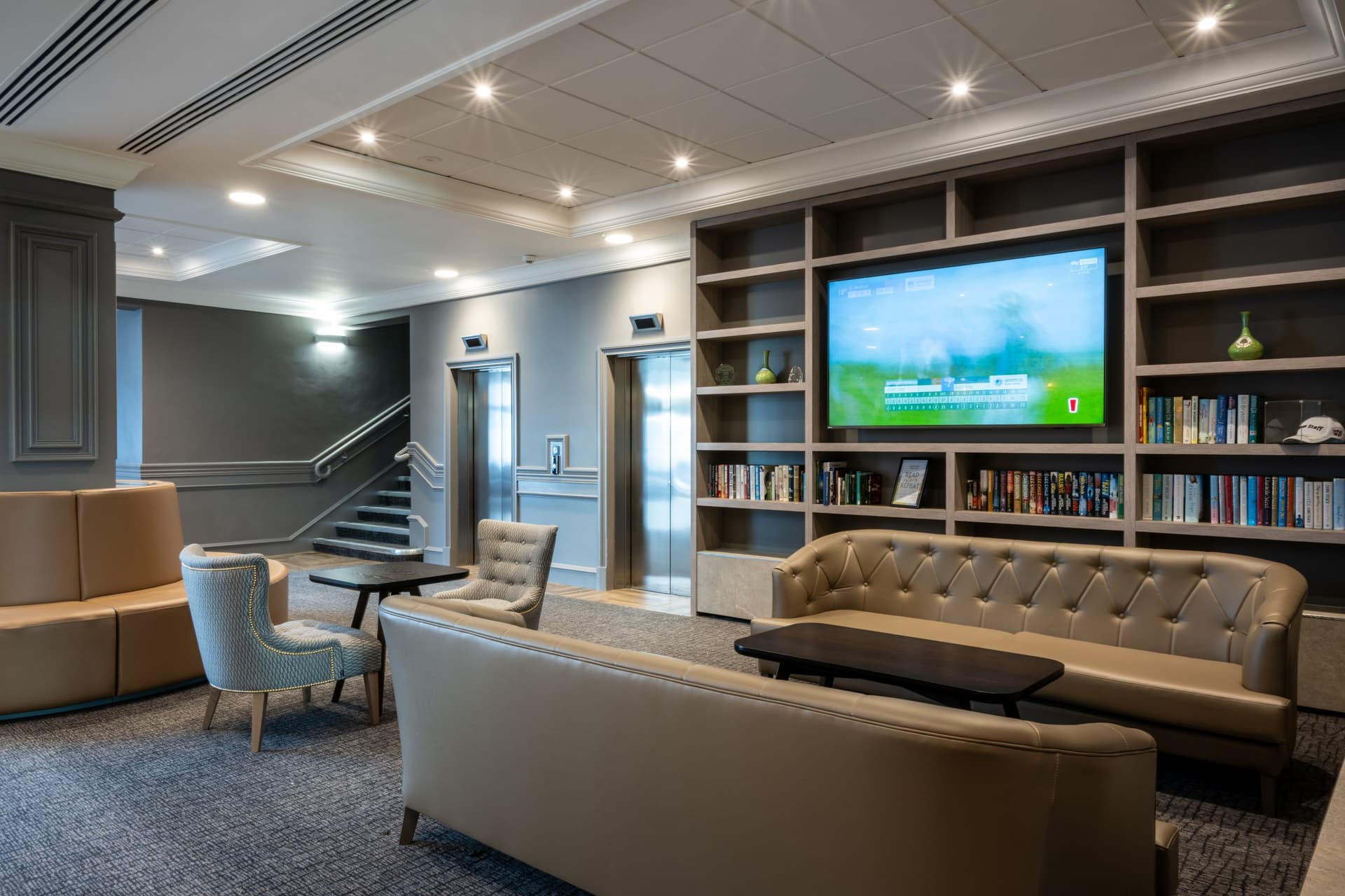 Lounging area at the Carnoustie Golf Resort