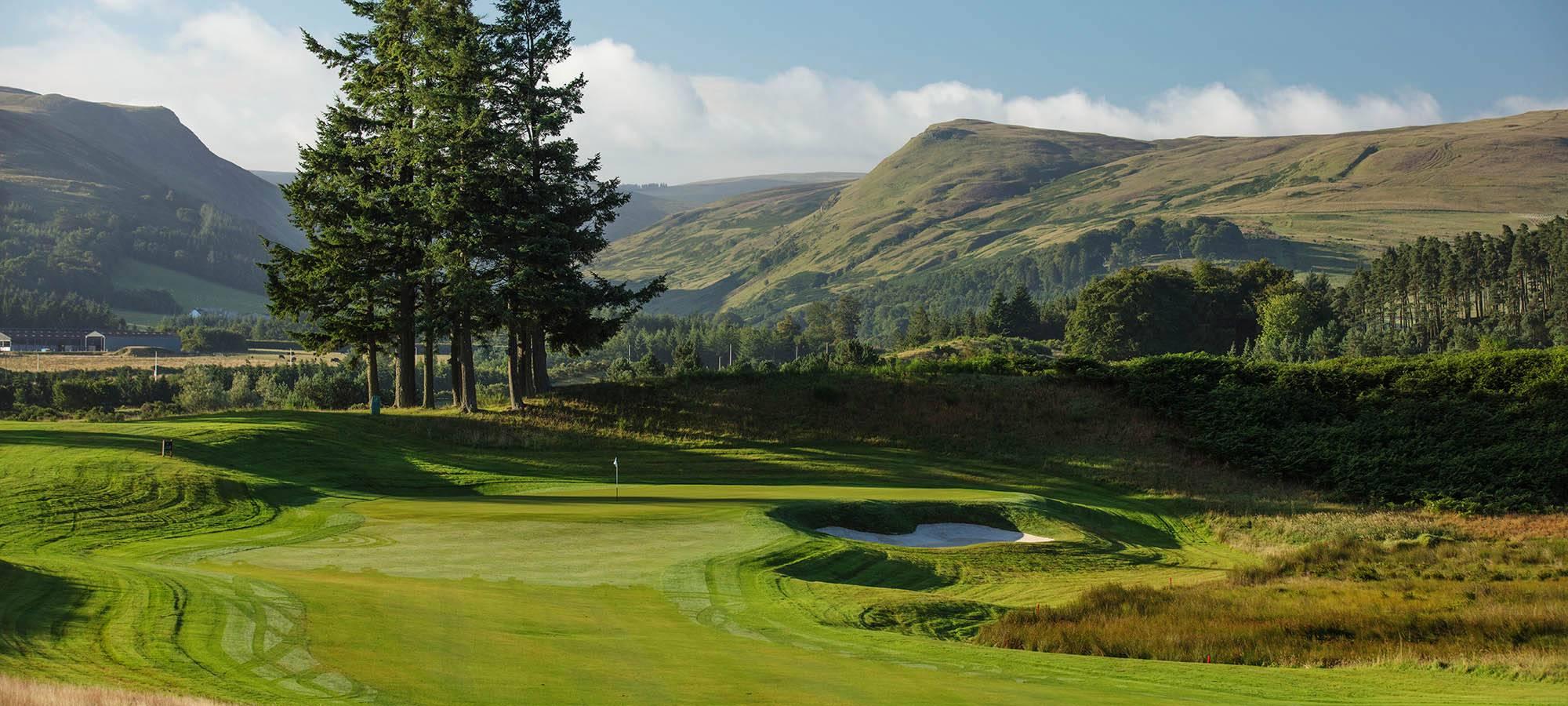 A well maintained fairway at Gleneagles