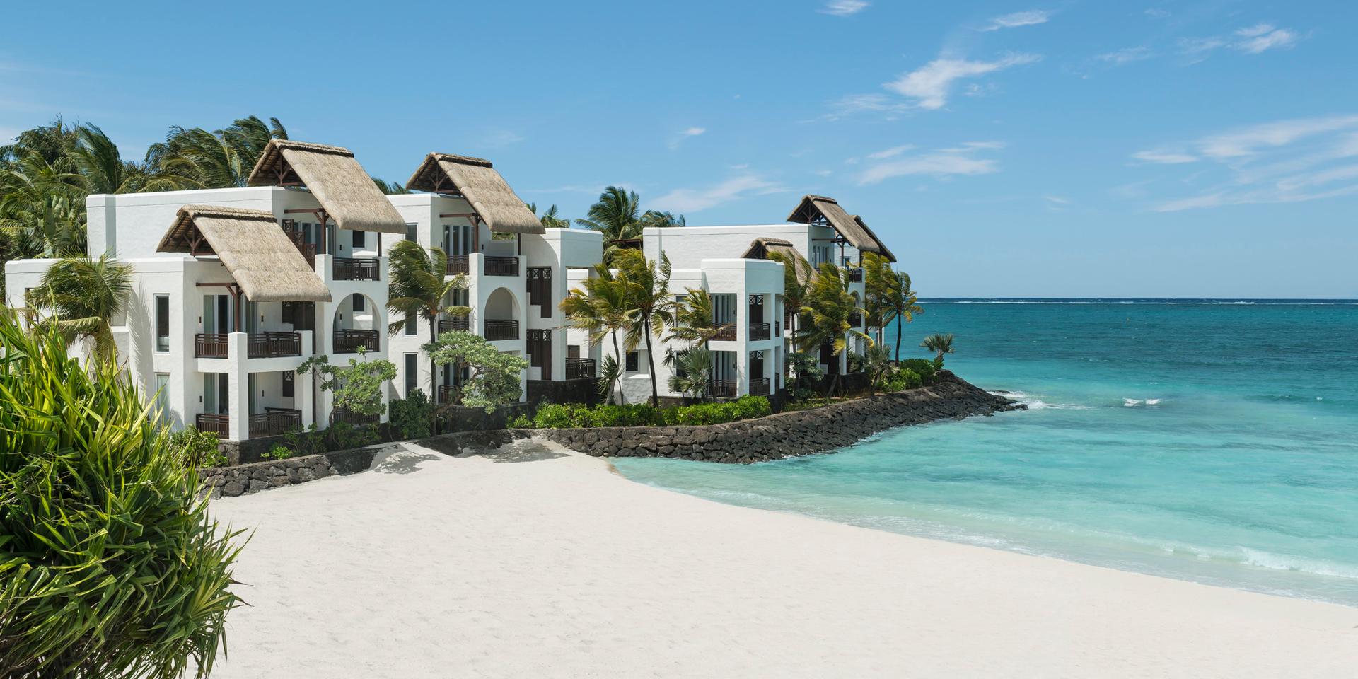 Coastal villas at the Shangri La Touessrok