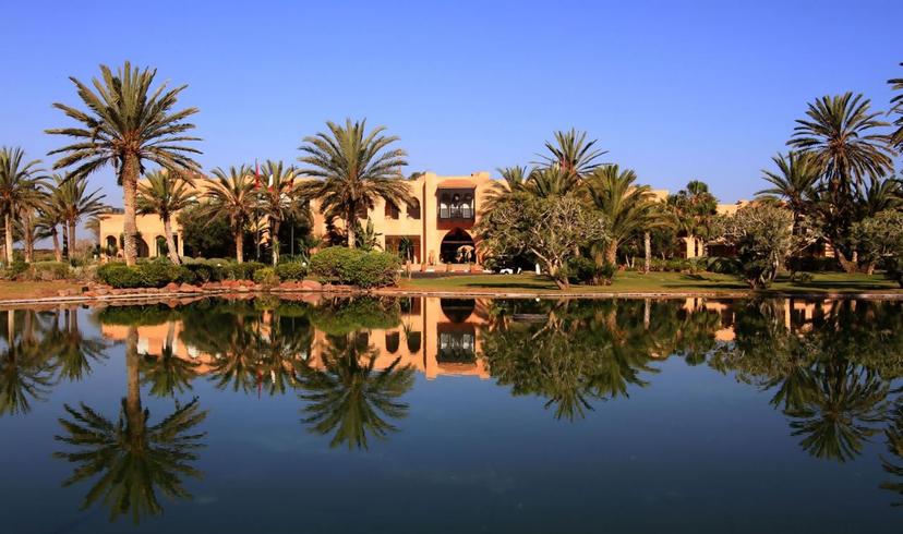 Panoramic view of the Tikida Golf Palace