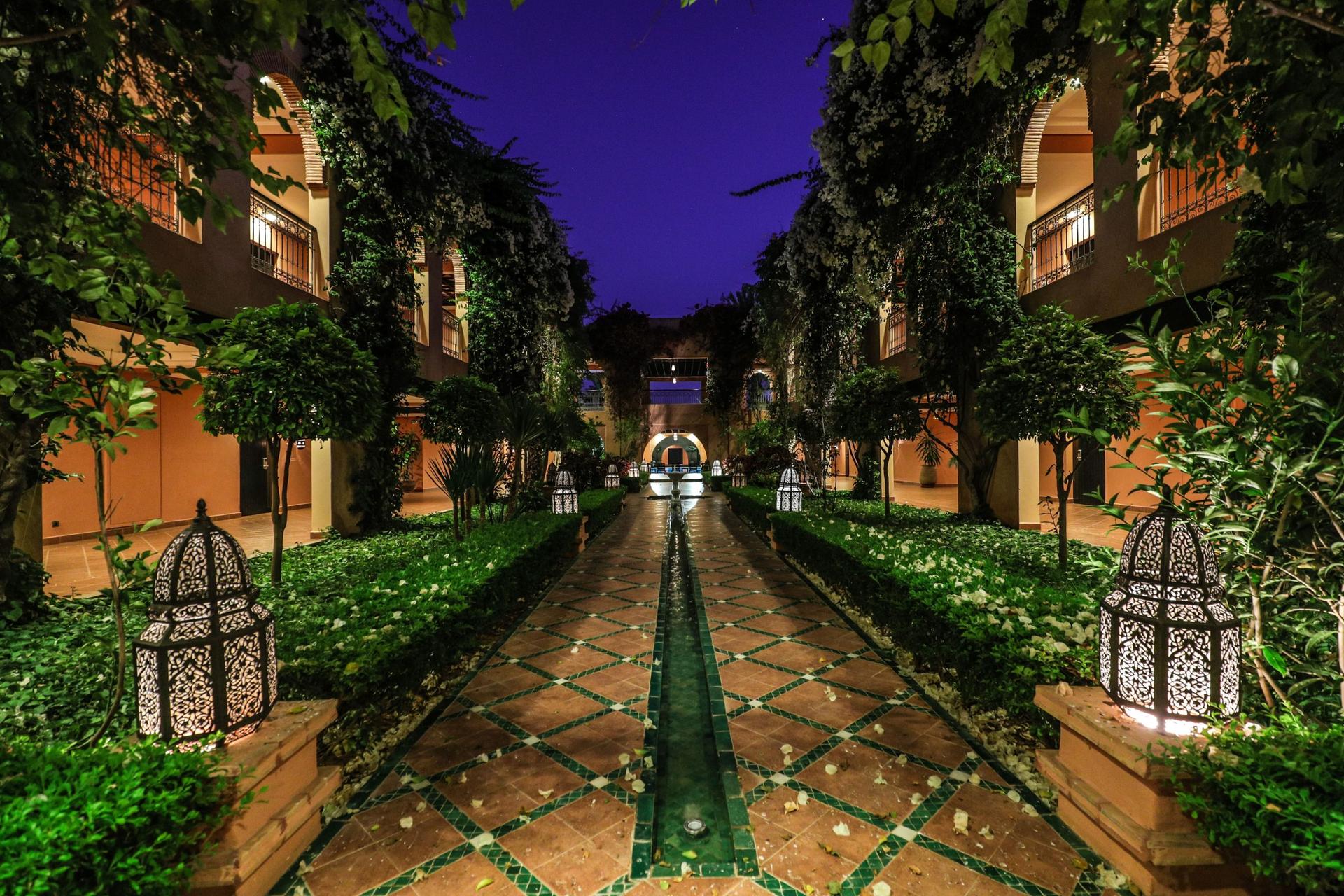 Walkway at the Tikida Golf Palace