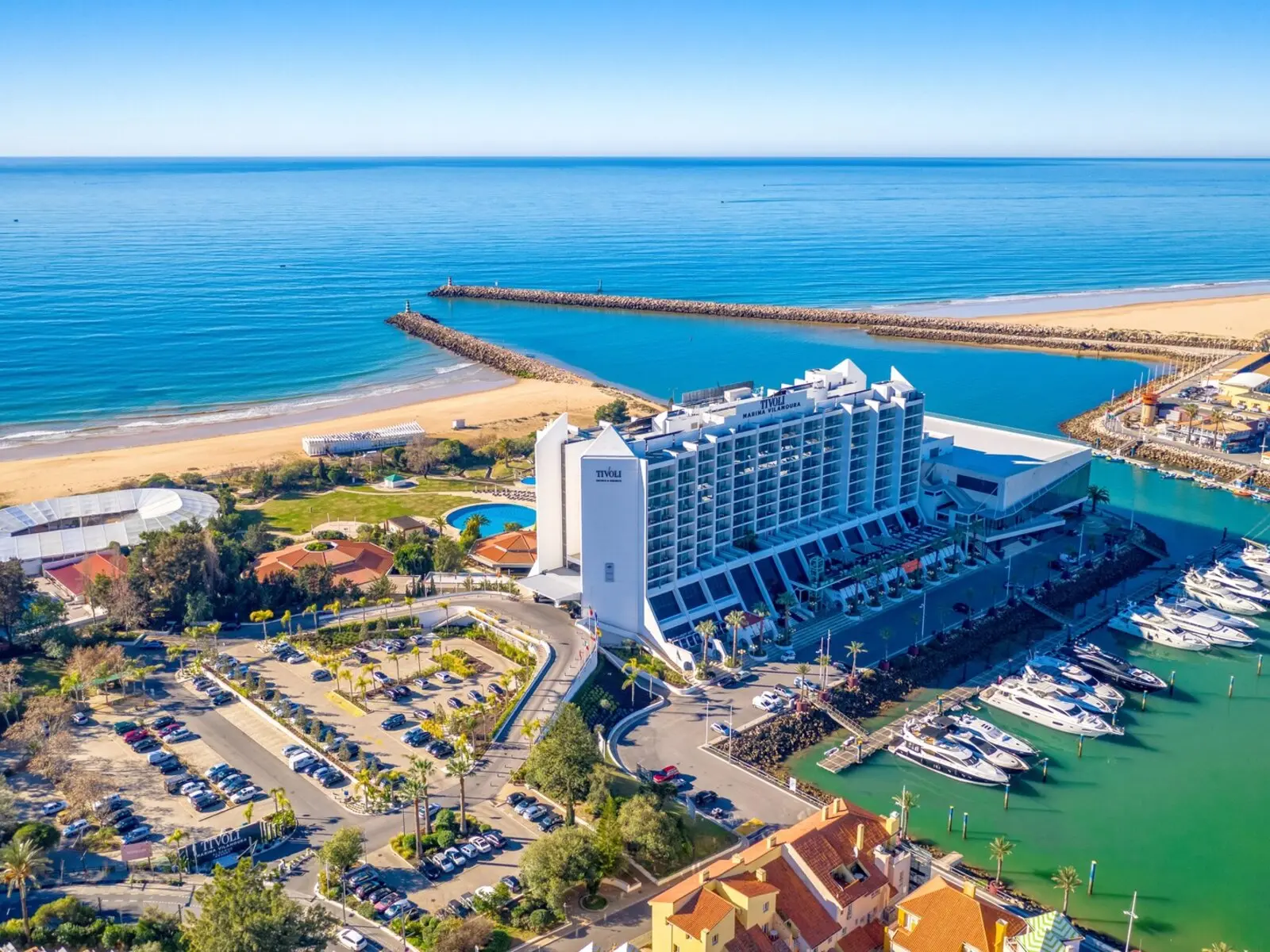 Overhead view of the Tivoli Marina Vilamoura