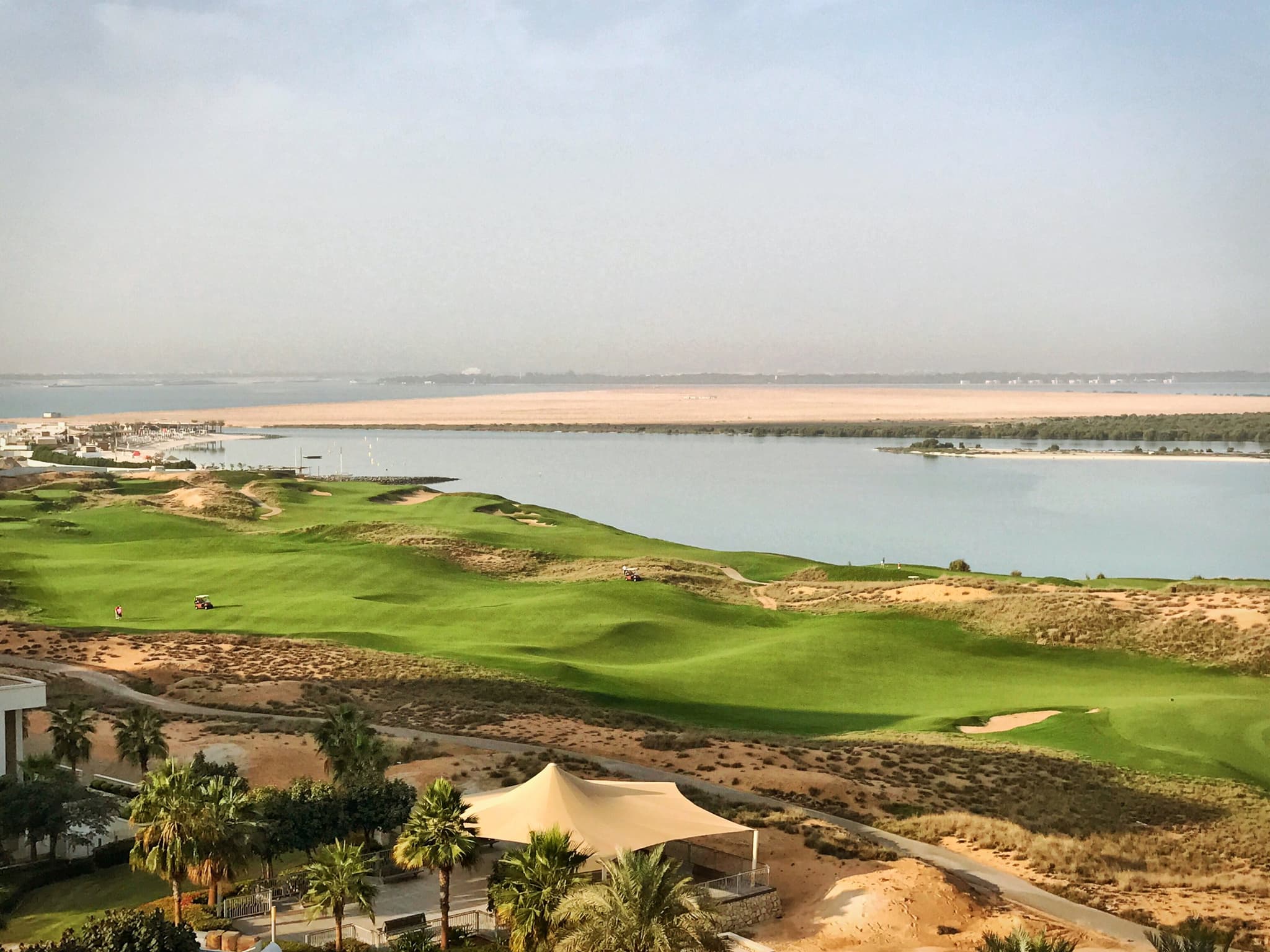 A well maintained coastal fairway