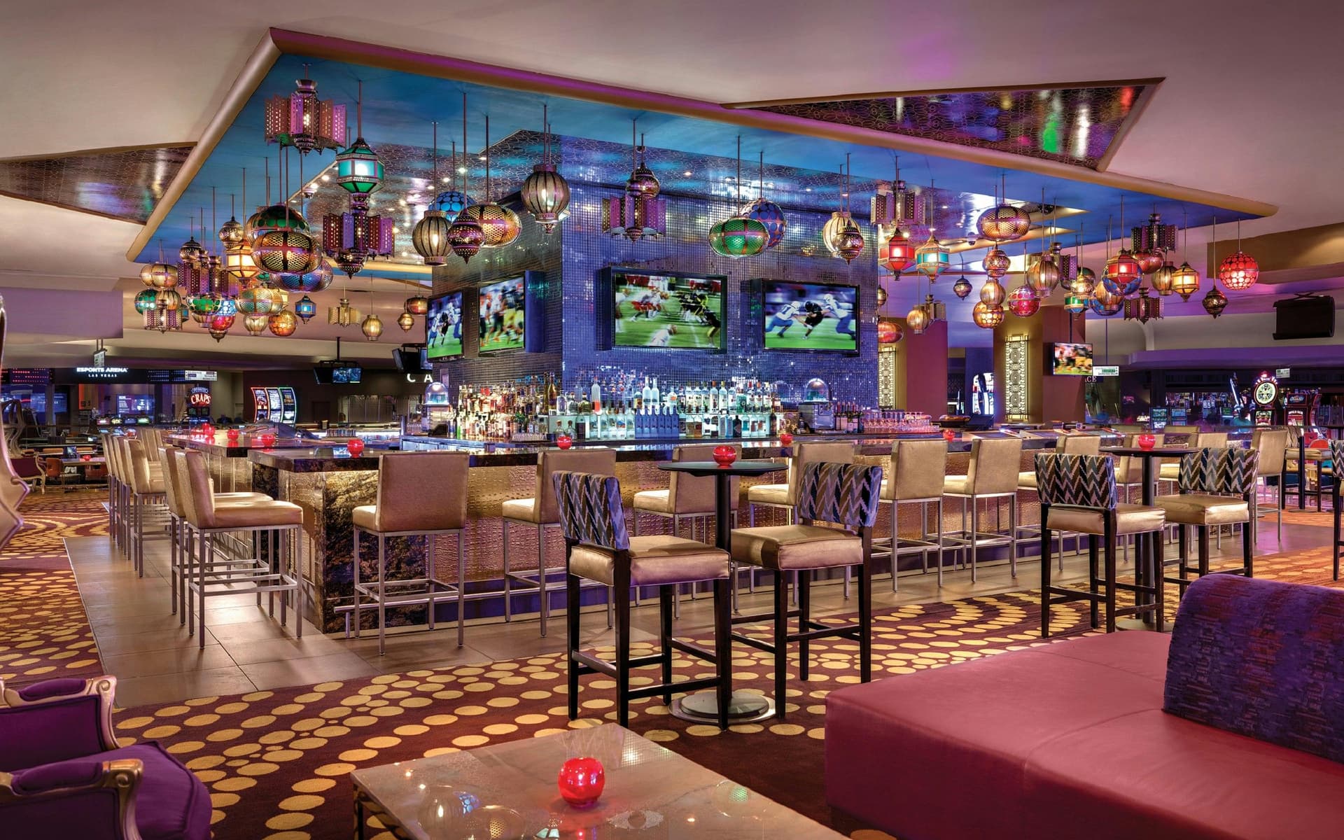 Sports bar at The Luxor Casino & Resort