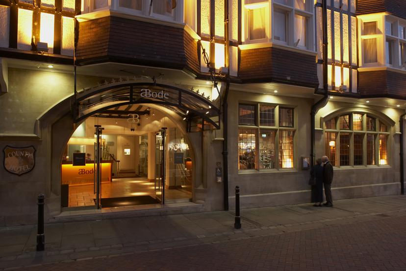 Panoramic view of the Abode Hotel, Canterbury
