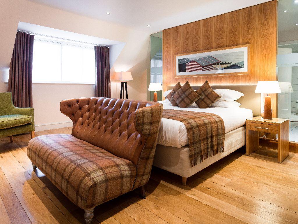 Double bed room at the Abode Hotel, Canterbury