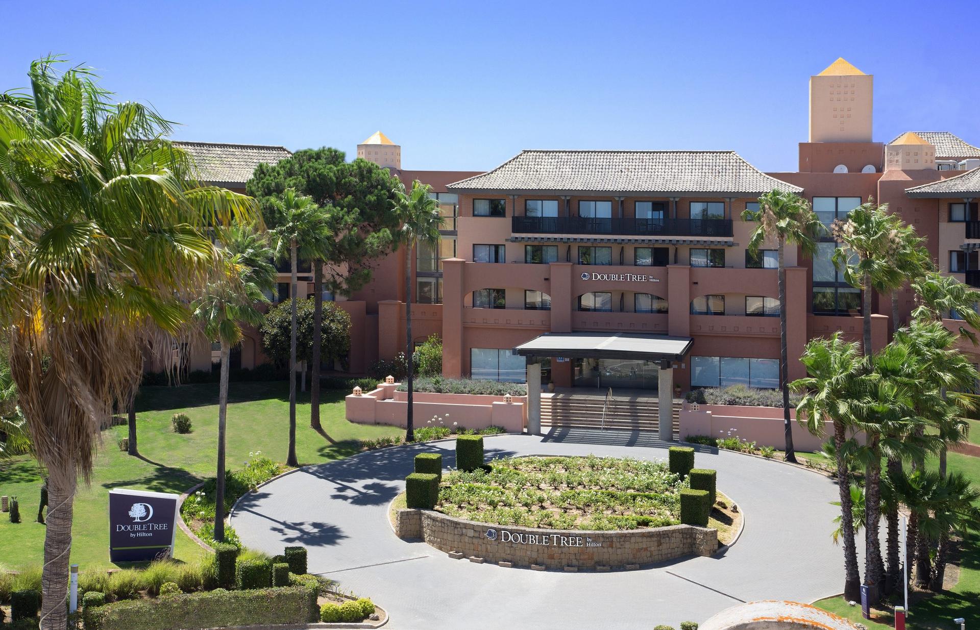 Front view of the hotel