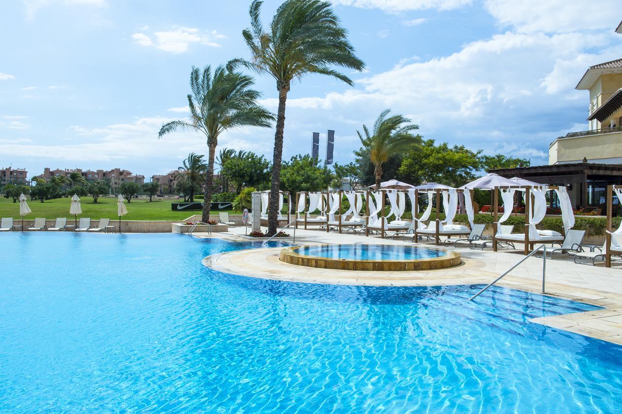 Outdoor pool area