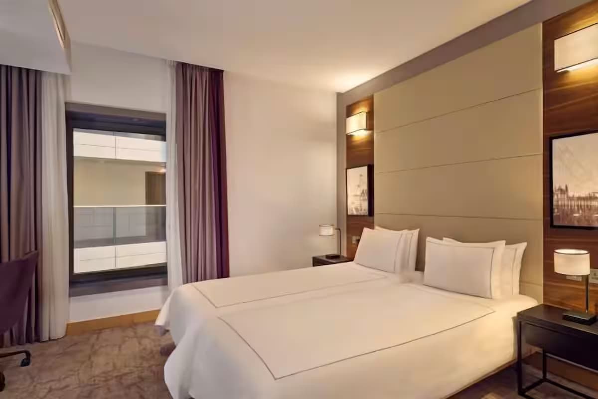 Double bed suite at the Park Plaza County Hall