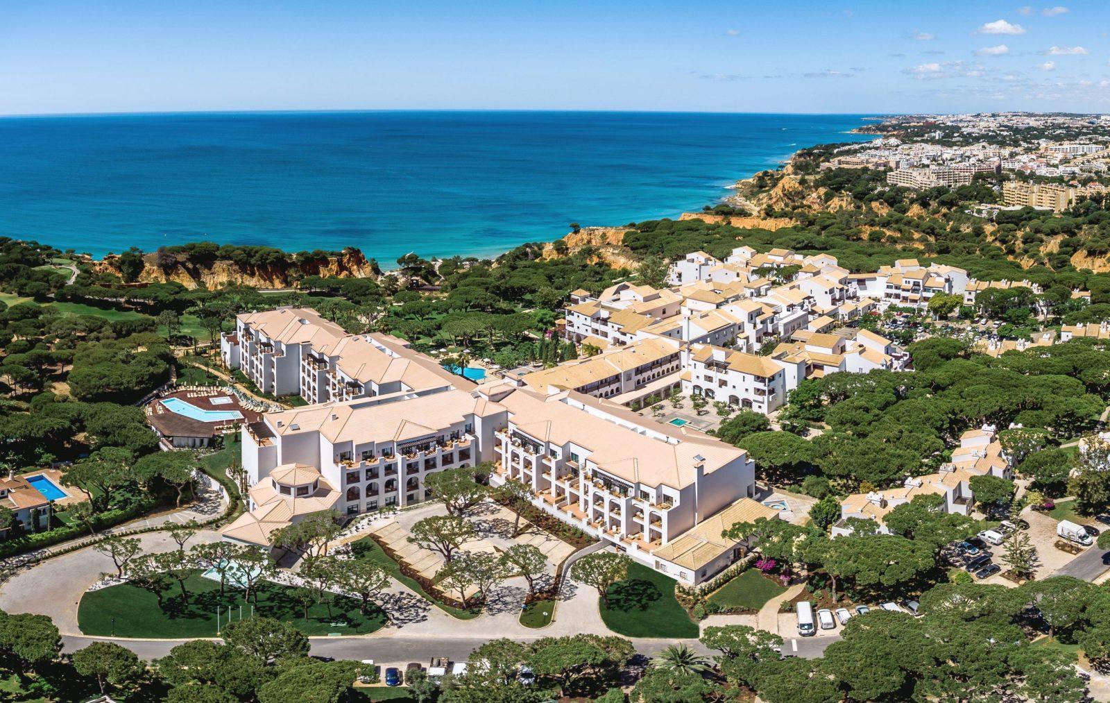 Overhead view of the Pine Cliffs Resort