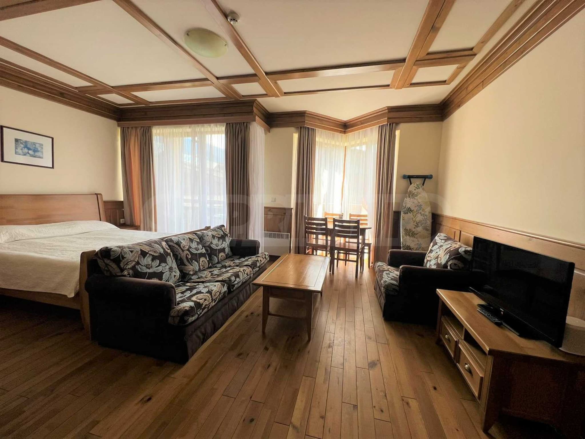 Double bed suite at the Pirin Golf Hotel & Spa