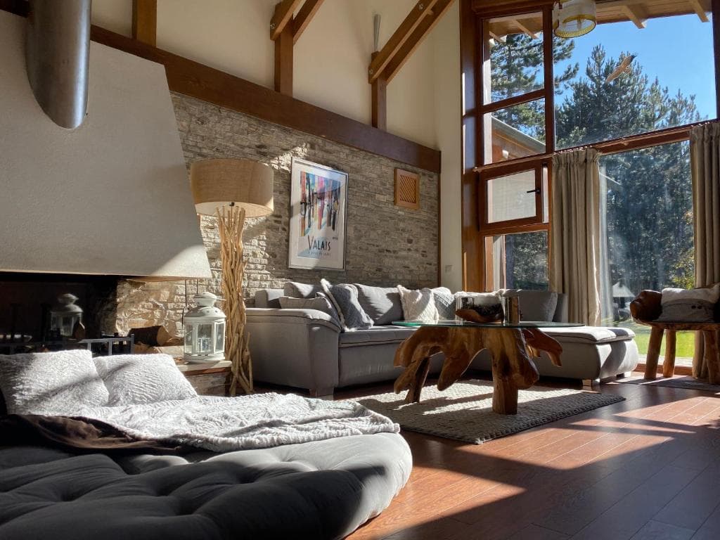 Living room as part of a villa at Pirin Golf Hotel & Spa