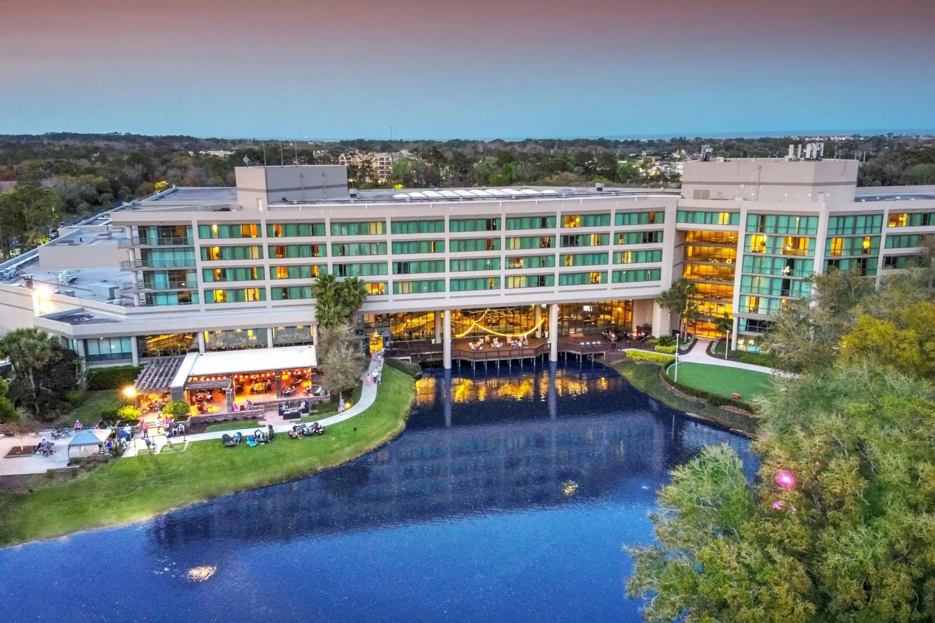 Panoramic view of the Sawgrass Marriott