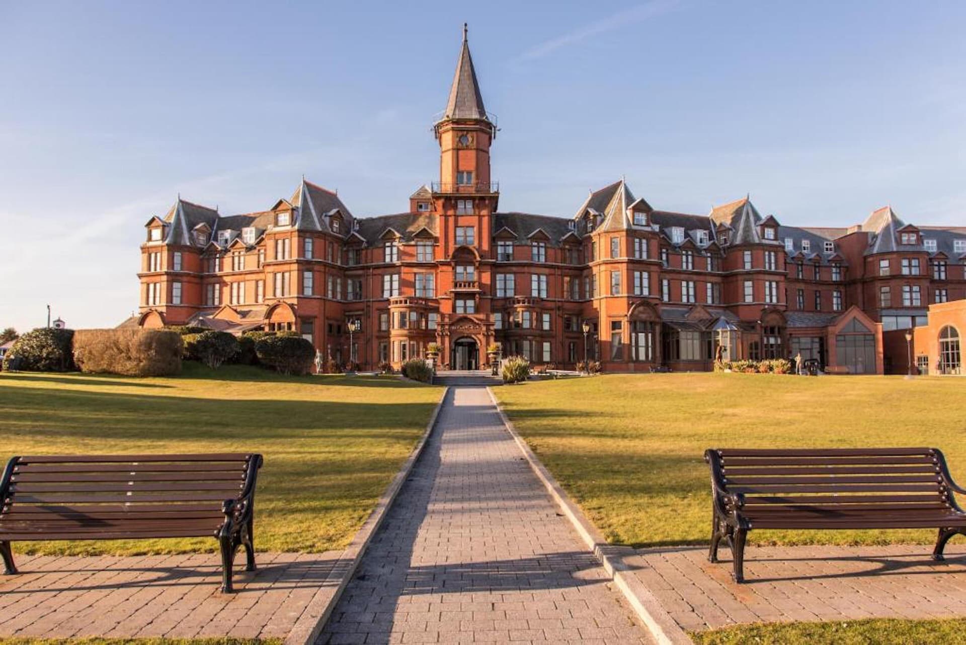 Front of the Slieve Donard Resort & Spa building