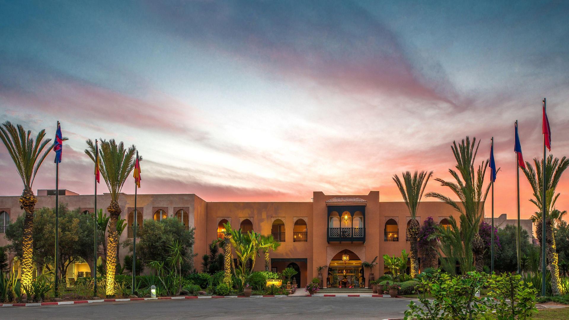 Front entrance to the Tikida Golf Palace