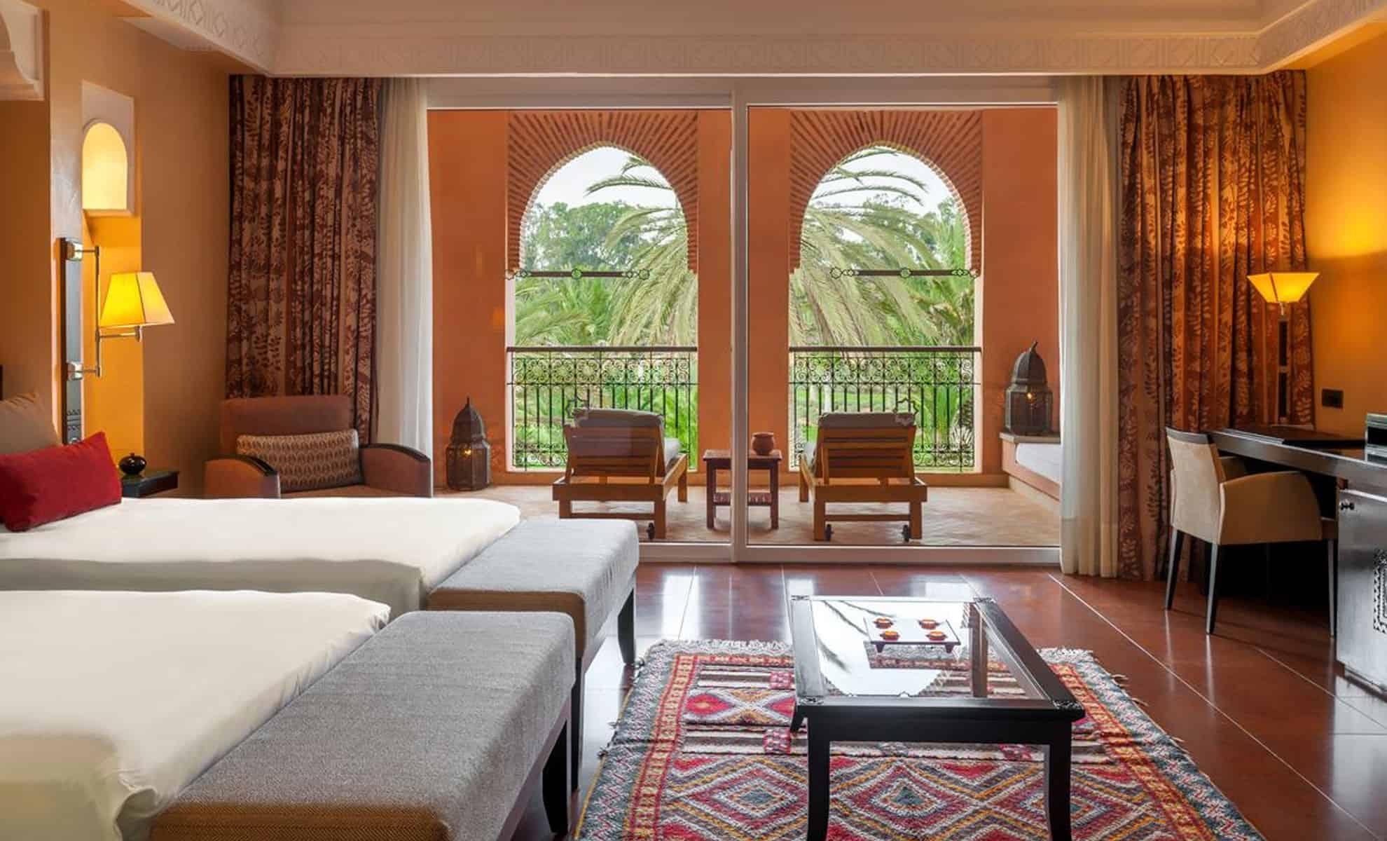 Twin bed room at the Tikida Golf Palace