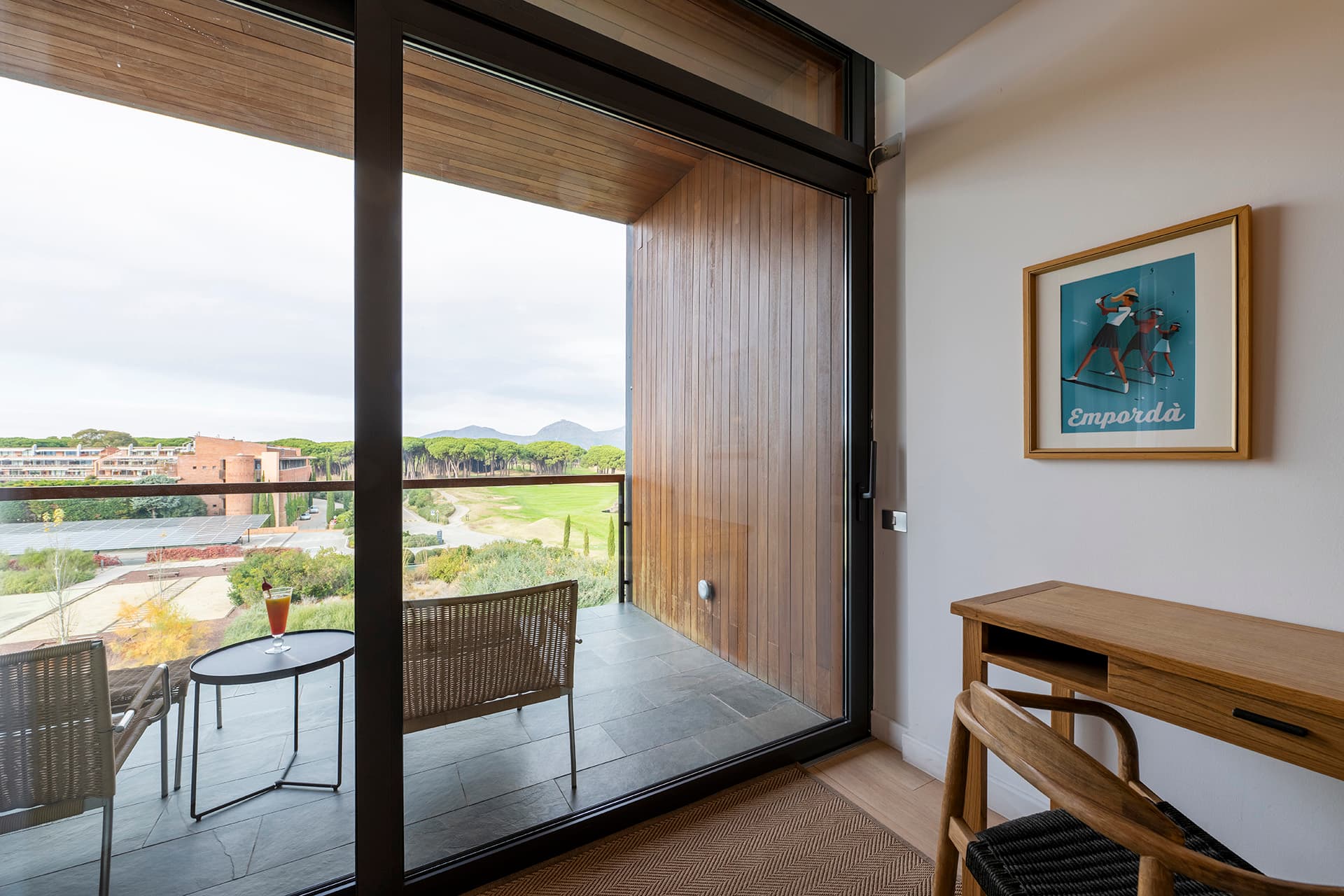 Balcony views as part of a suite at Hotel Emporda Golf
