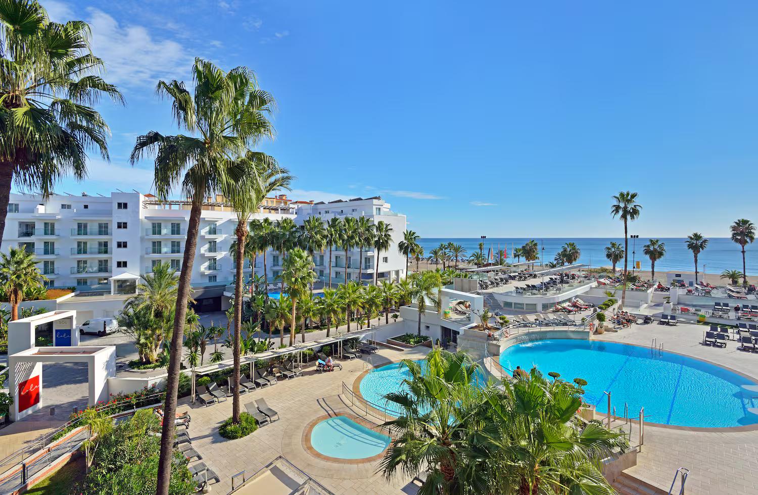 Outdoor swimming pool at Melia Sol Don Pablo