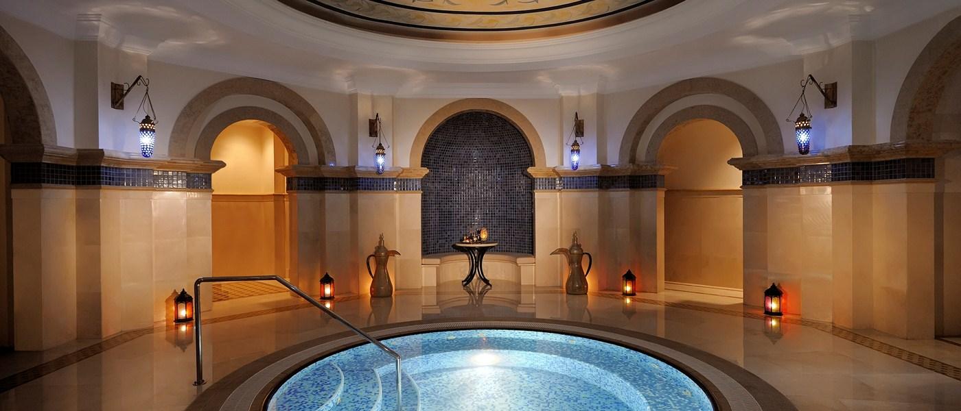 Indoor pool part of spa facilities at One&Only Royal Mirage