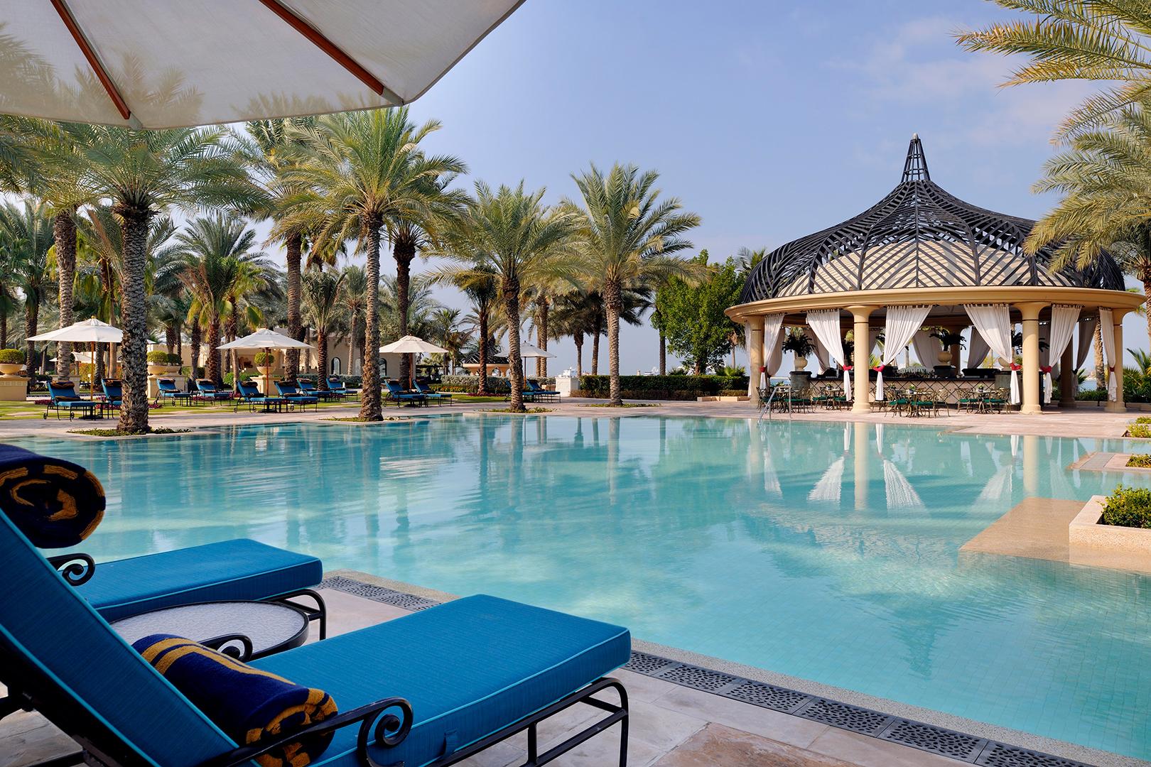 Outdoor swimming pool at One&Only Royal Mirage
