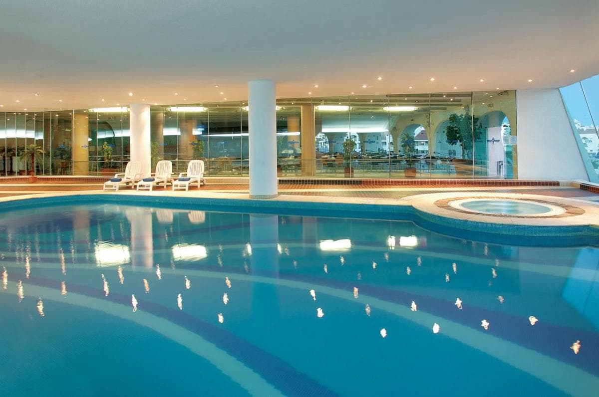 Indoor pool as part of the spa facilities at Paraiso de Albufeira