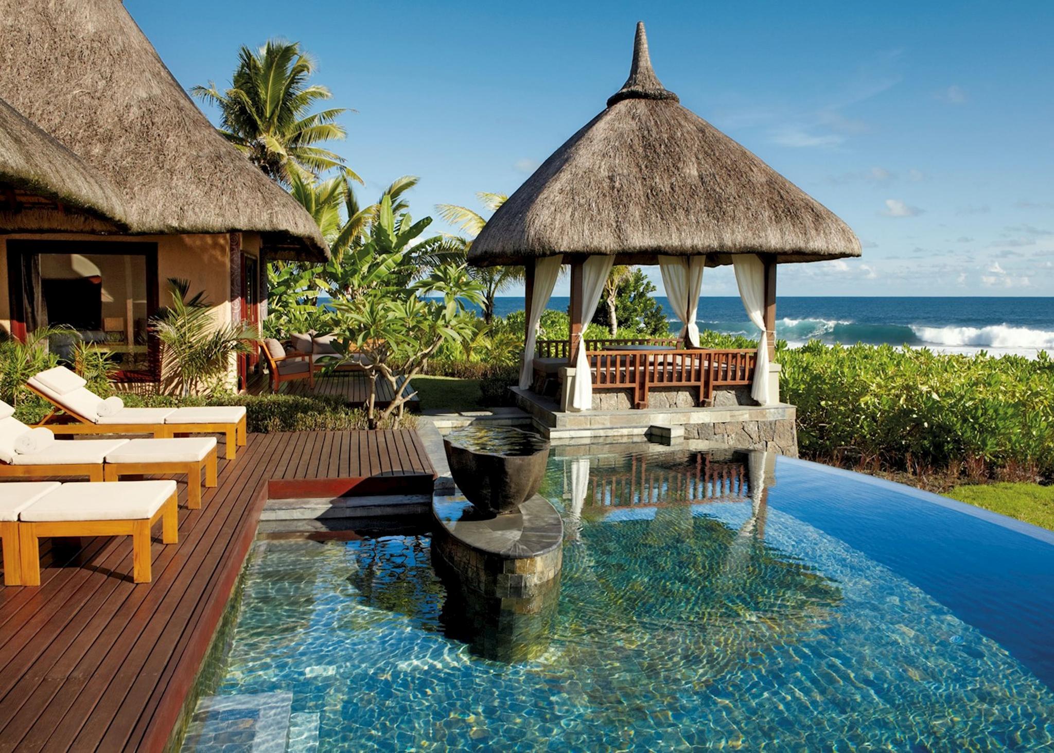 Outdoor pool at Shanti Maurice Resort & Spa