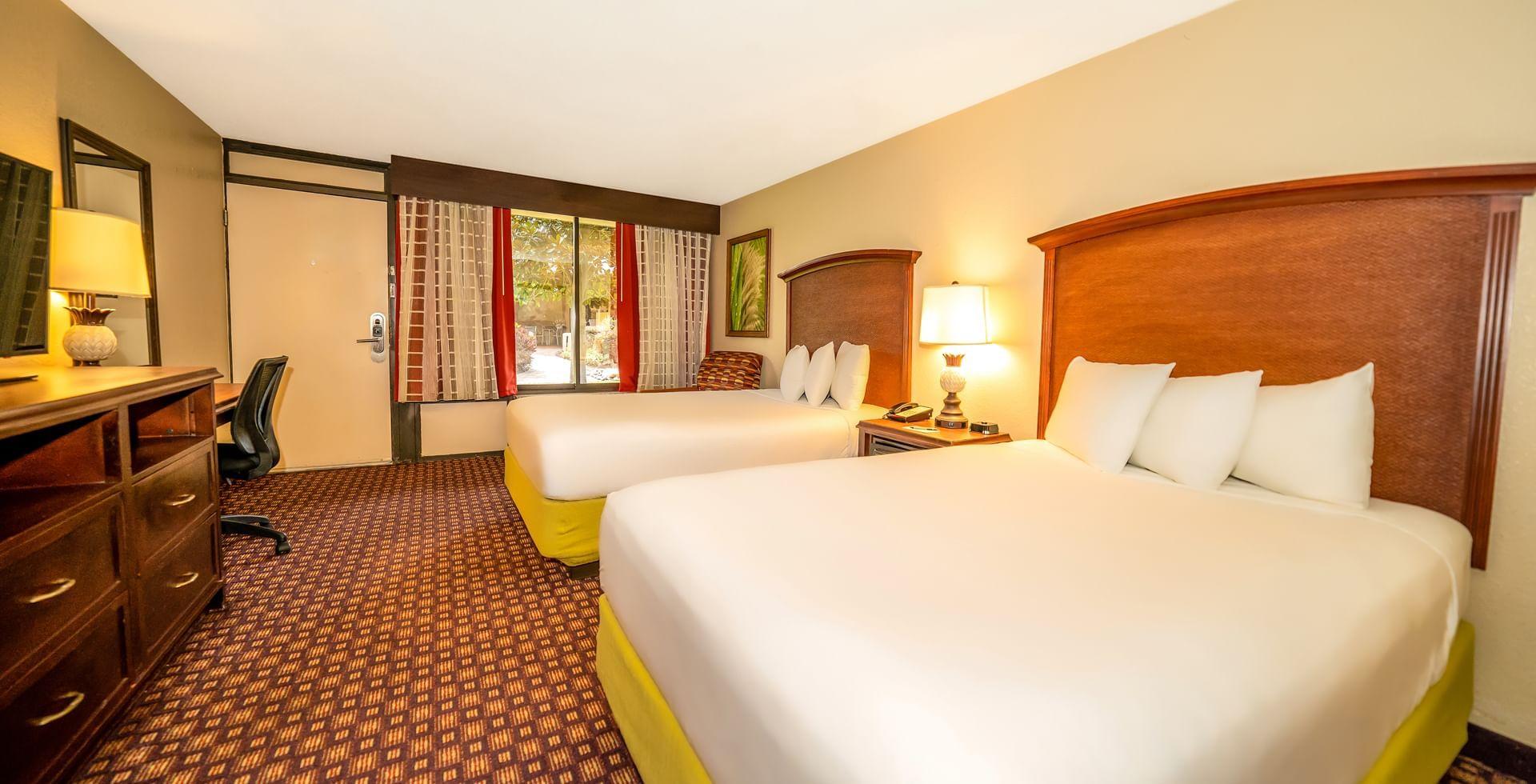 Twin double bed suite at the Rosen Inn at Pointe Orlando