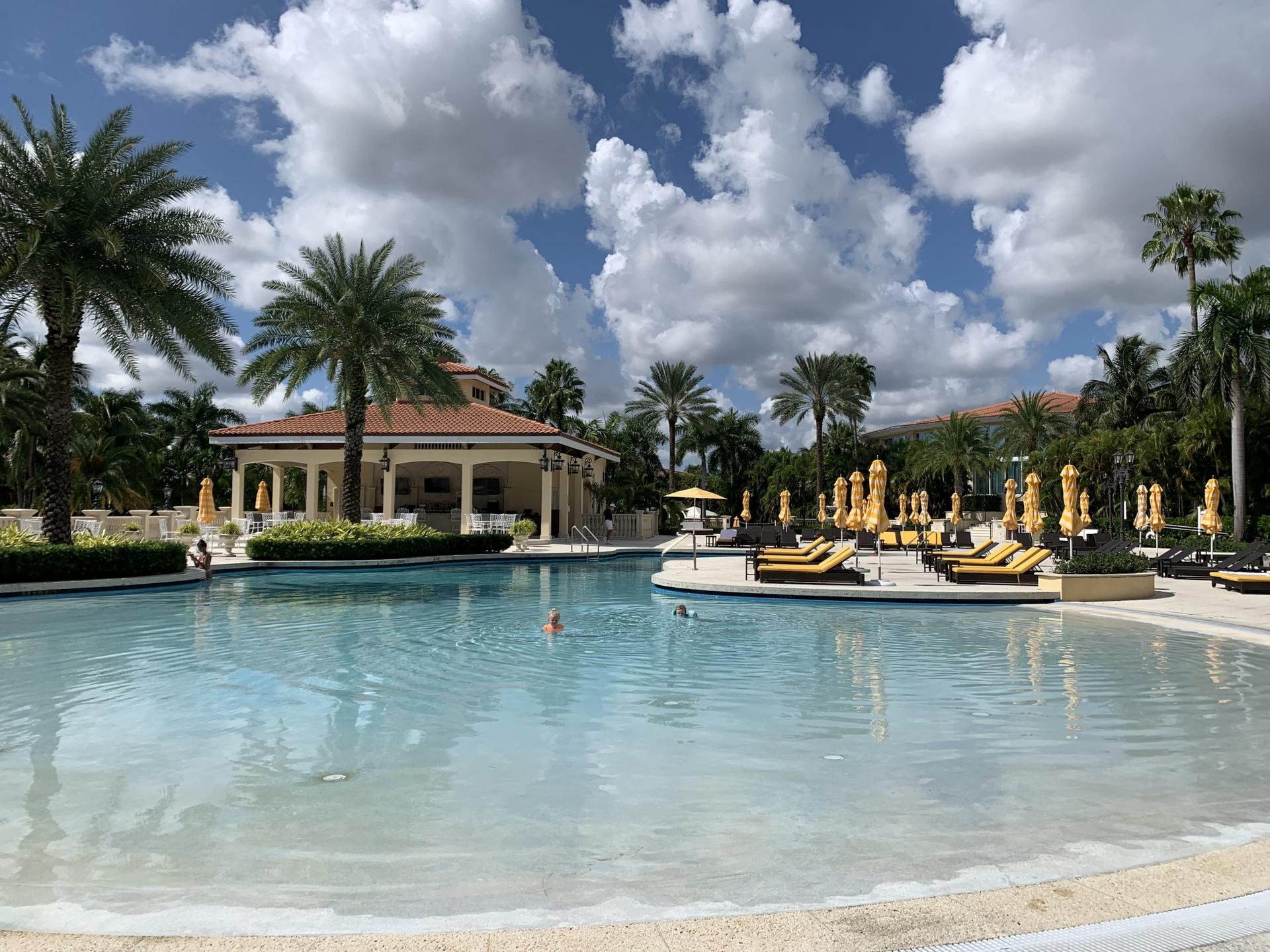 Outdoor swimming pool at Trump Doral
