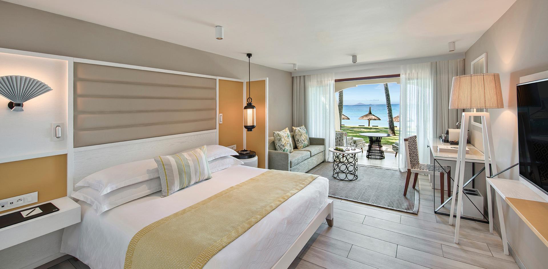 Double bed room at Constance Belle Mare Plage