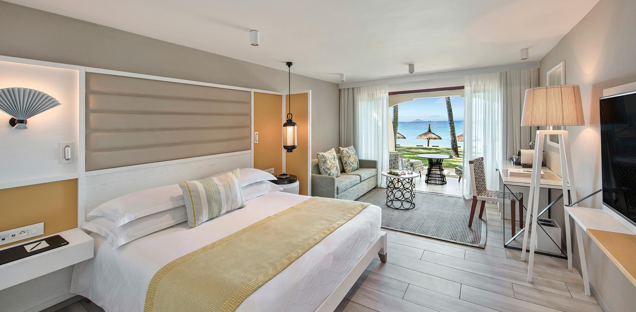 Double bed room at Constance Belle Mare Plage