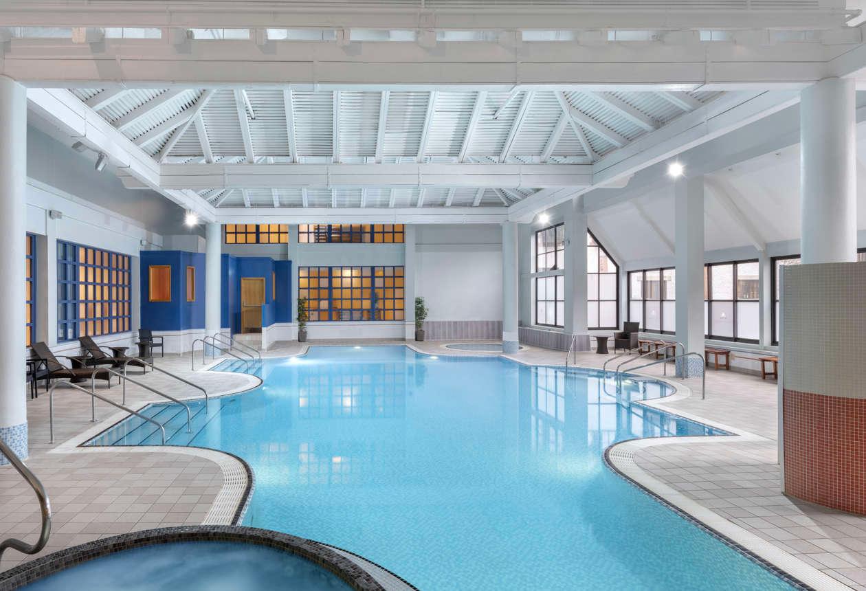 Indoor swimming pool at the Forest of Arden Hotel
