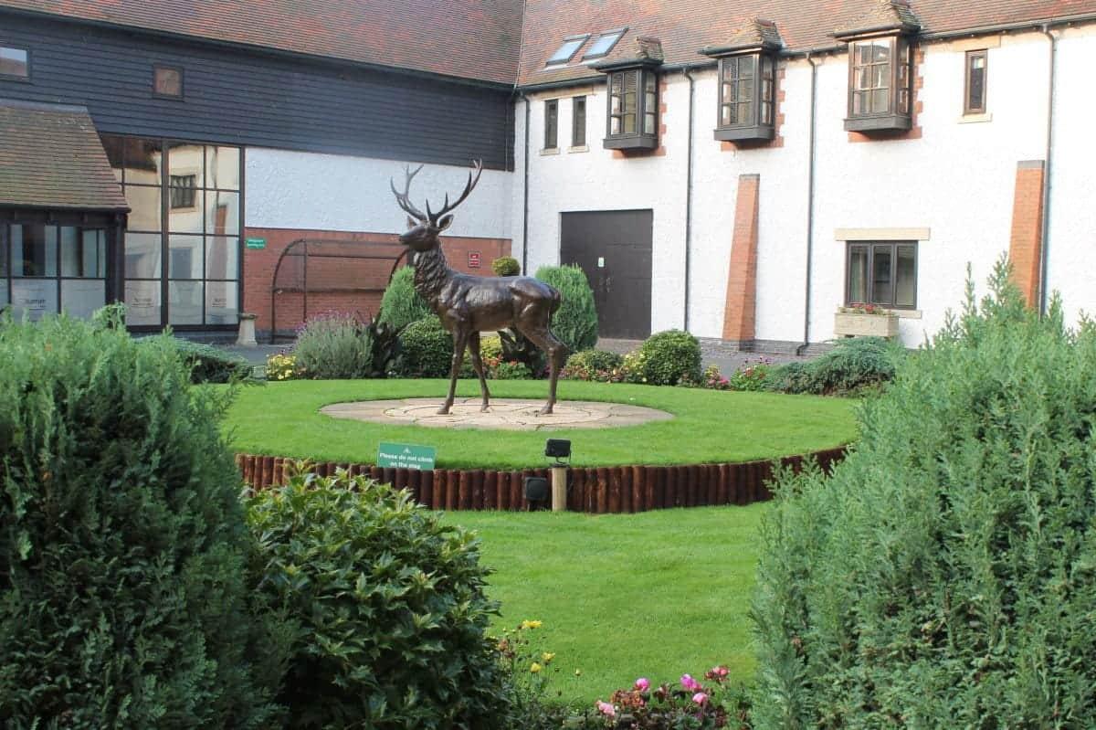 Front entrance to the Forest of Arden Hotel