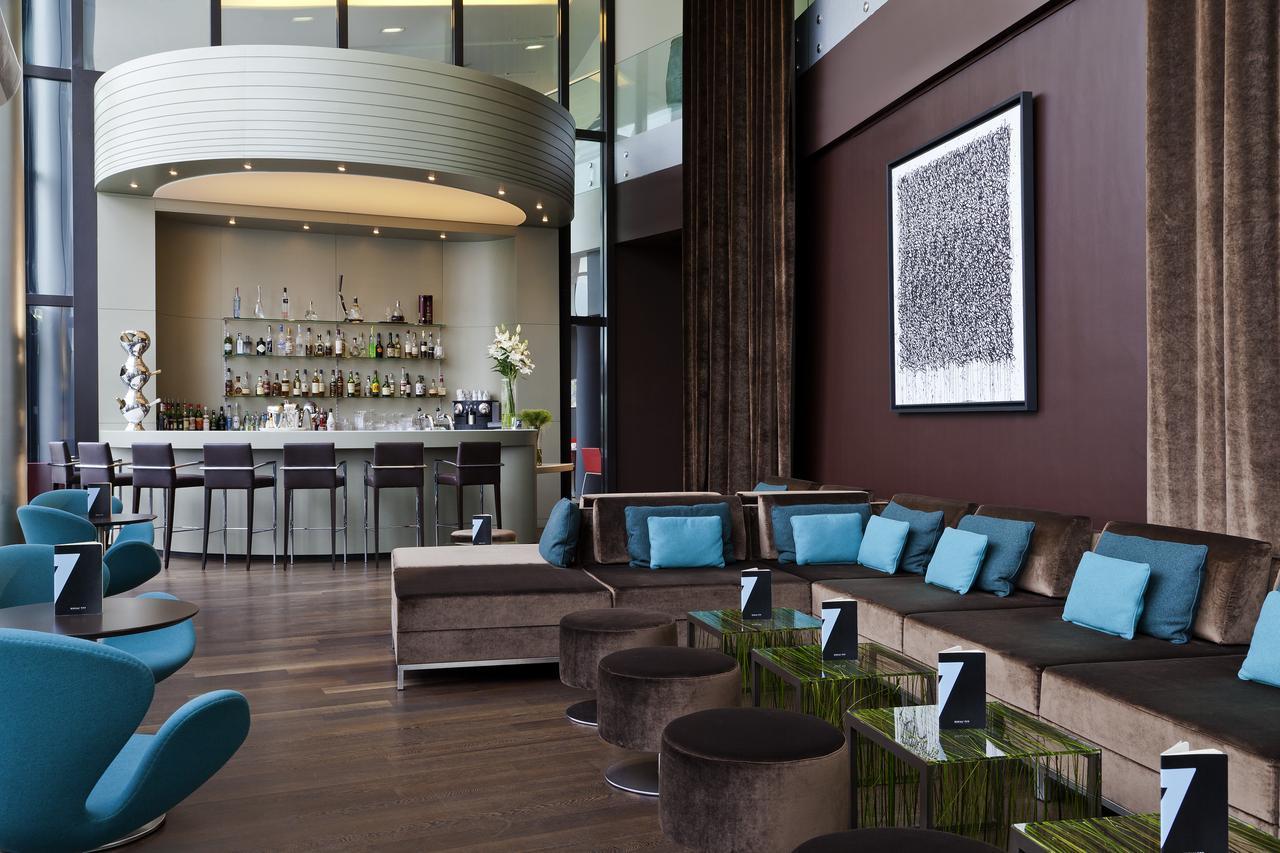 Bar and lounging area at Hotel Barrière Lille