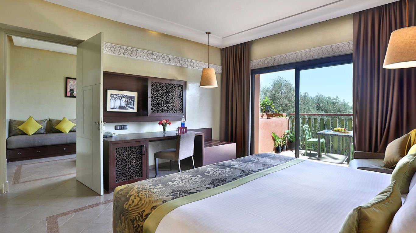 Modern double bed room at Kenzi Club Agdal Medina