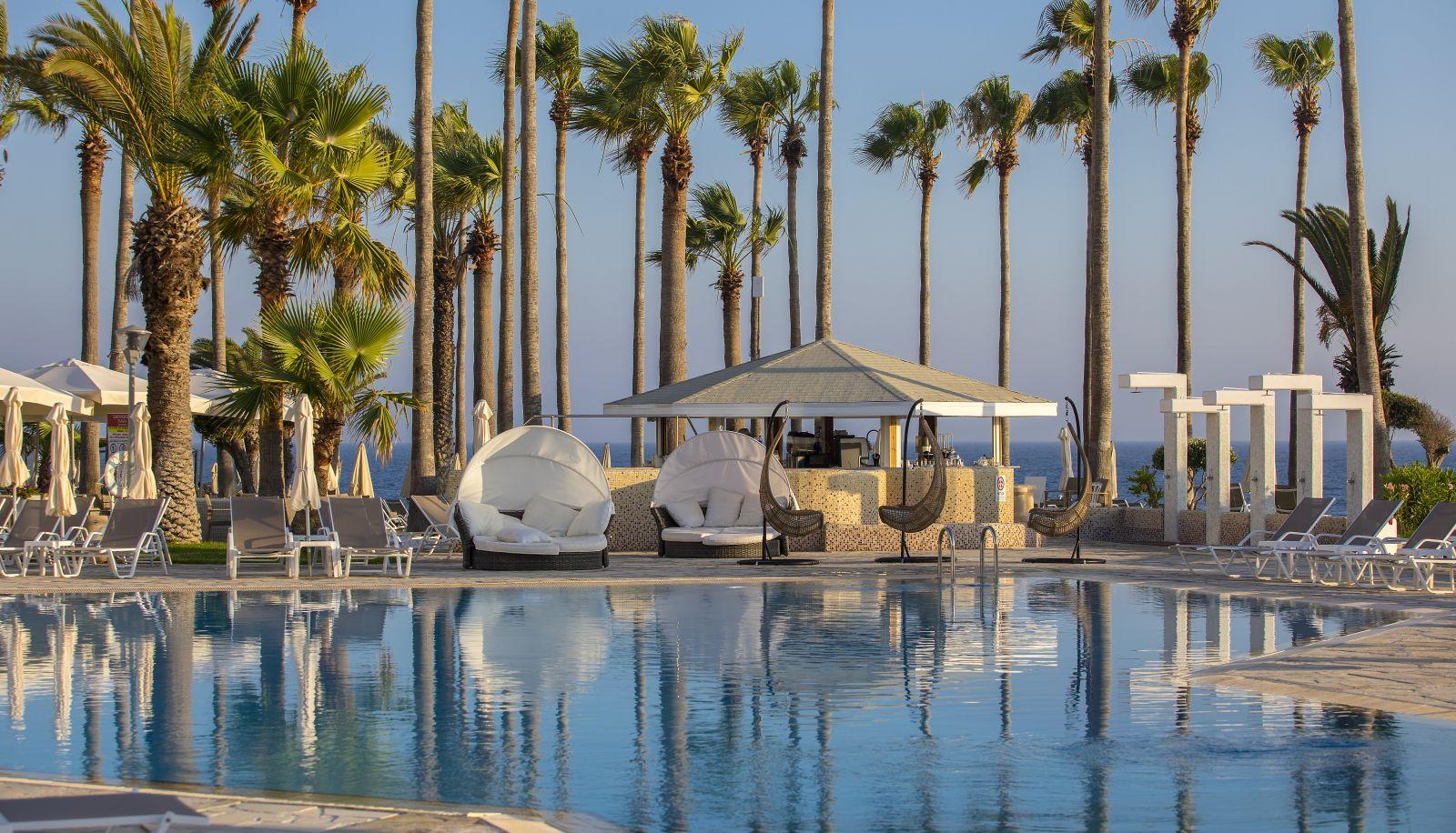 Outdoor swimming pool at the Leonardo Plaza