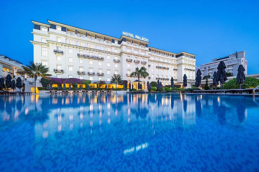 Panoramic view of the Palacio Estoril Golf & Spa Hotel
