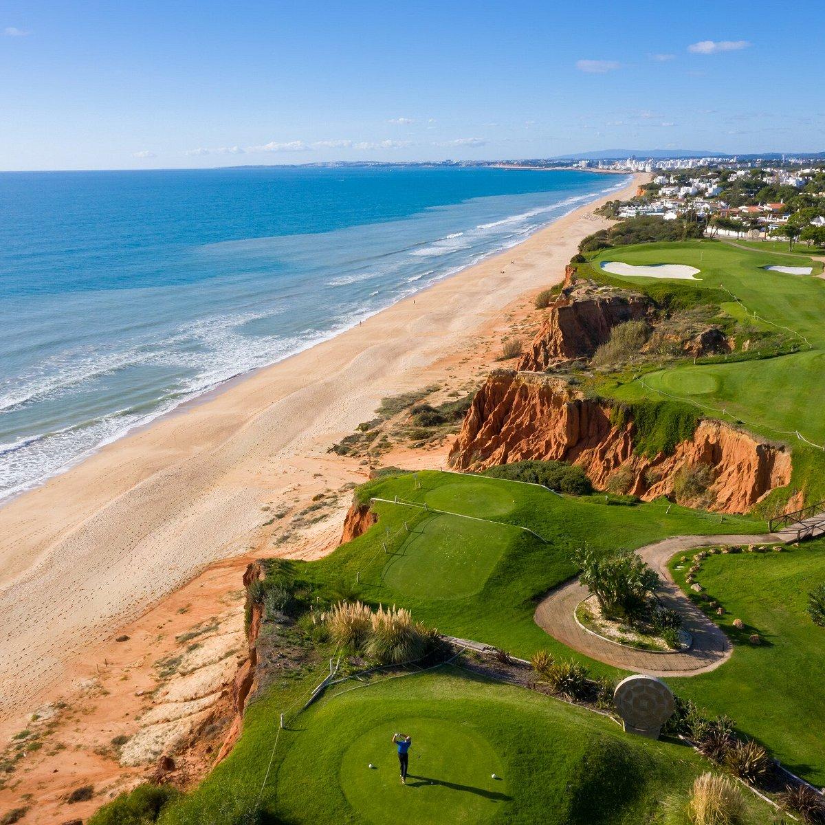 Overhead view of coastal green