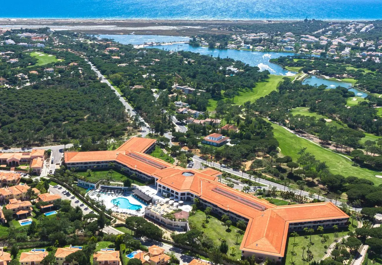 Birdseye view of the Wyndham Grand Algarve building