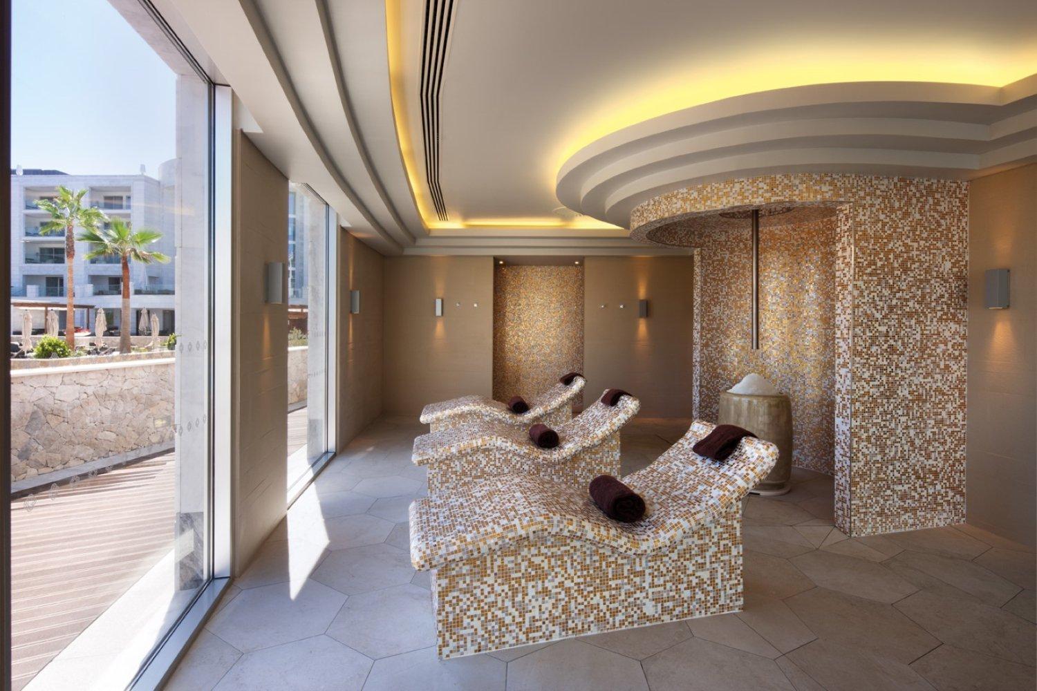 Spa facilities at the Conrad Algarve hotel