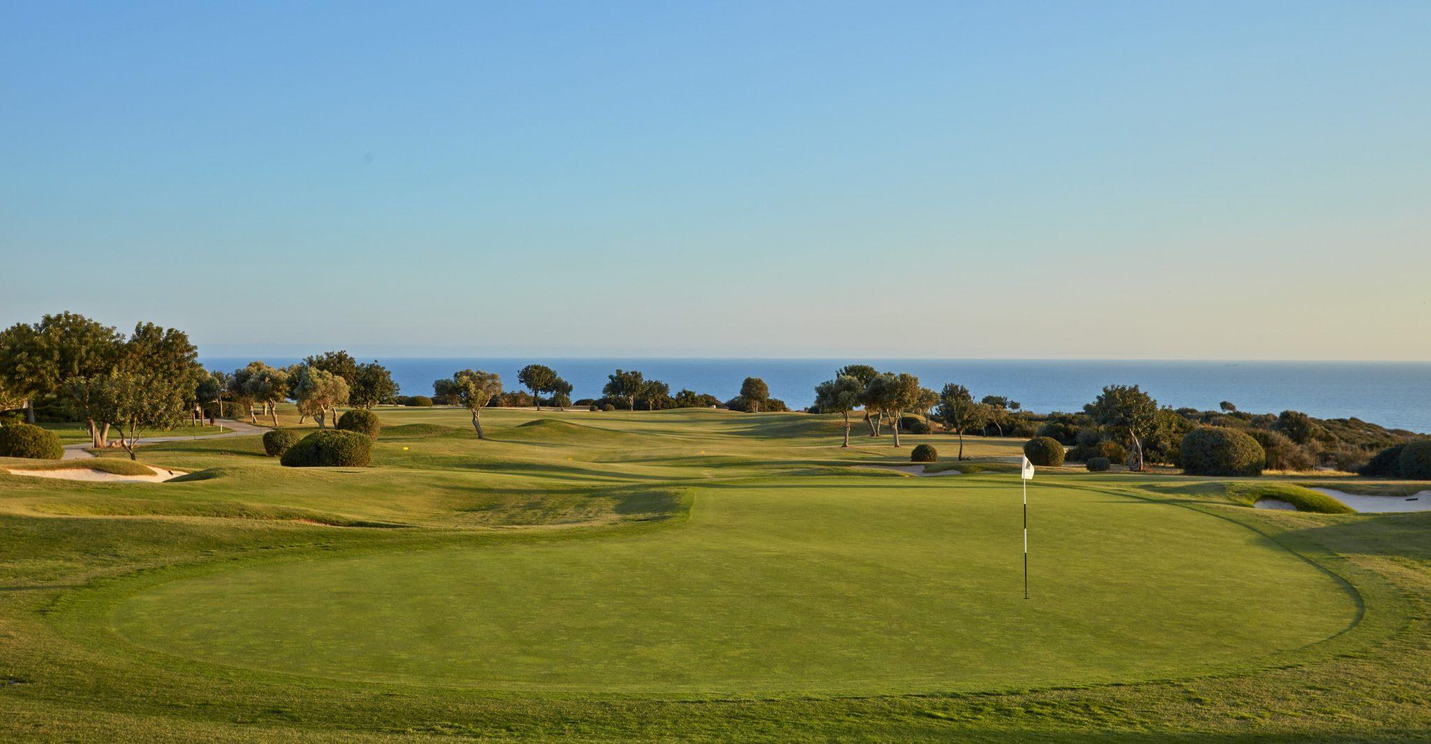 A well maintained coastal green