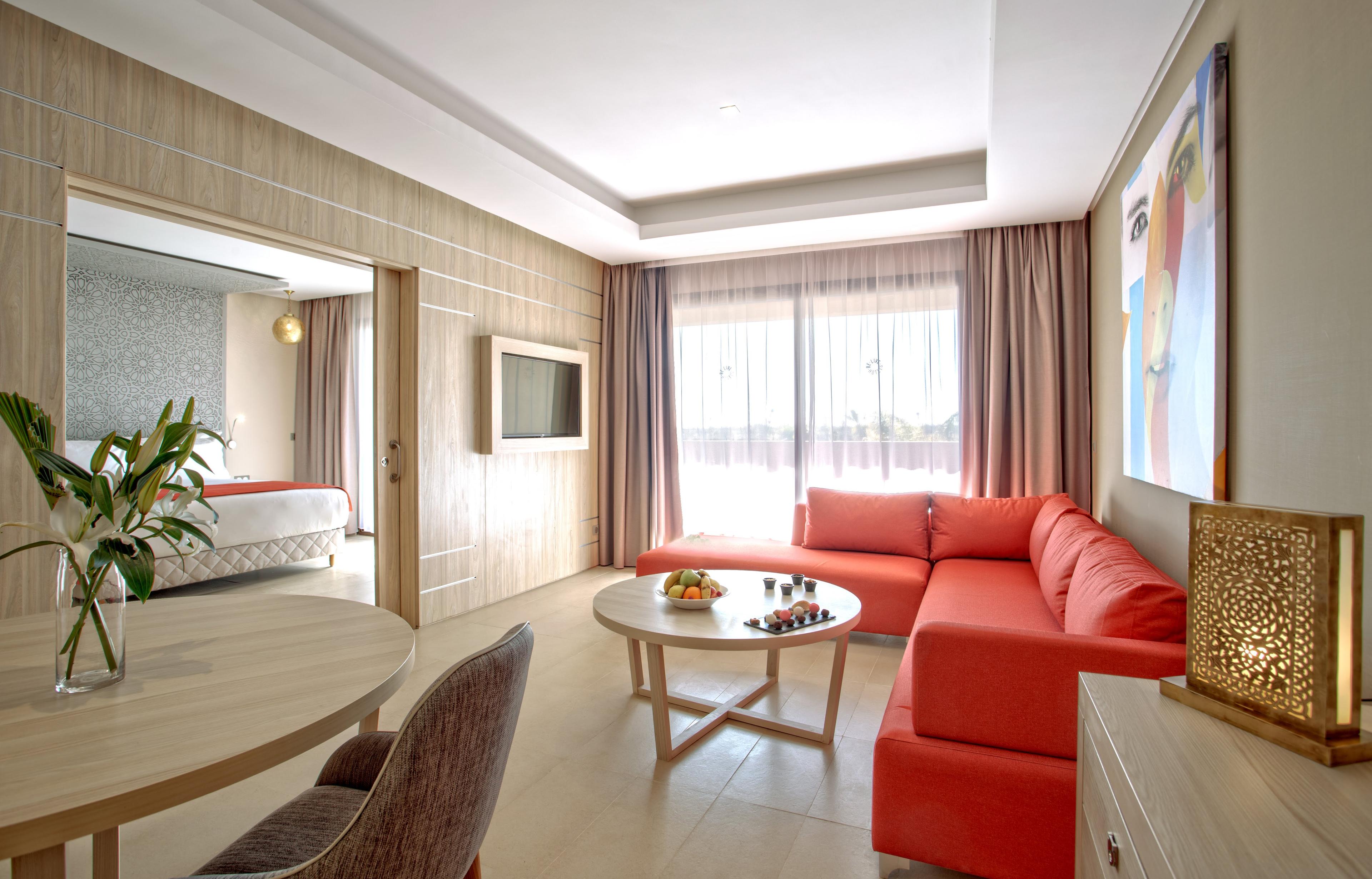 Living room as part of a suite at the Be Live Collection