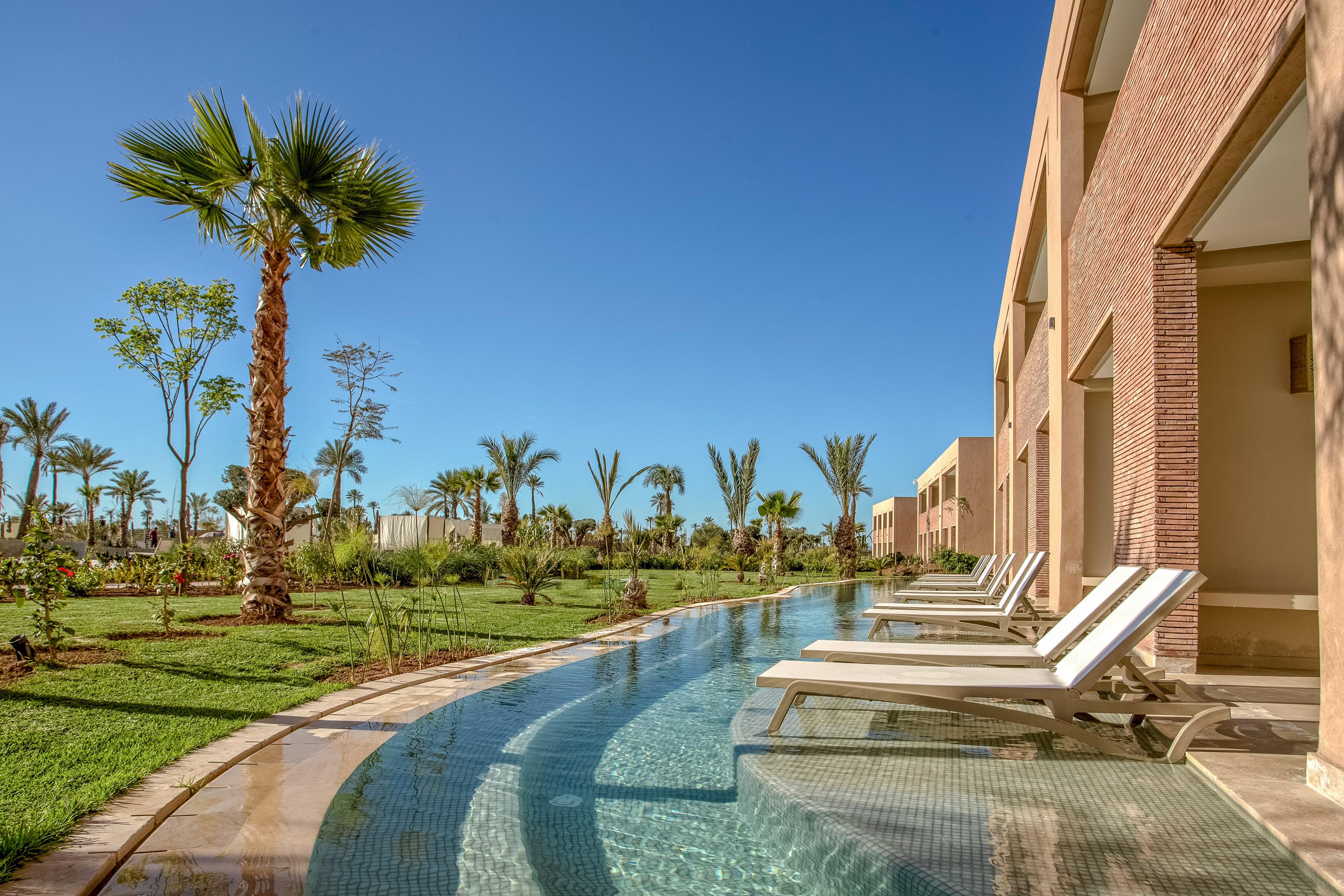 Outdoor swimming pool at the Be Live Collection hotel