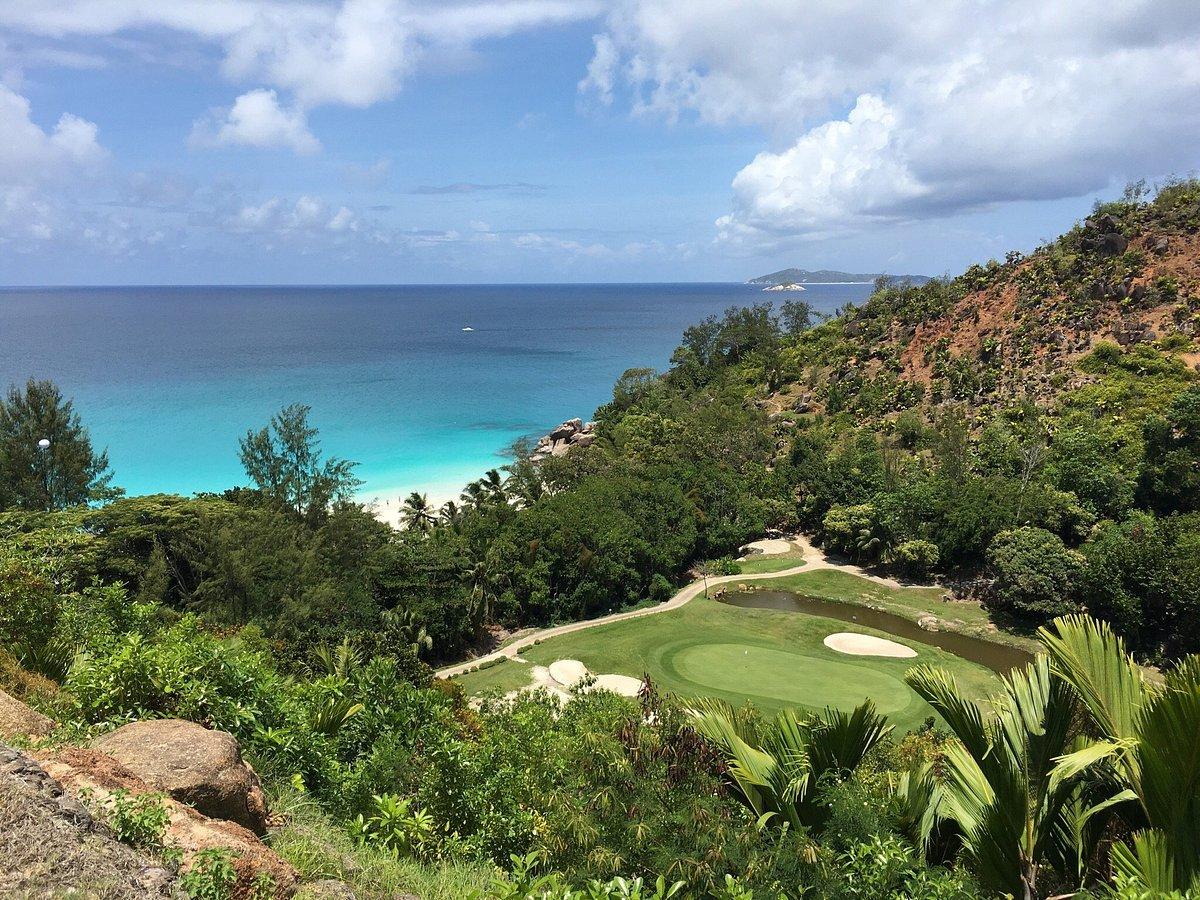 Aerial view of the course