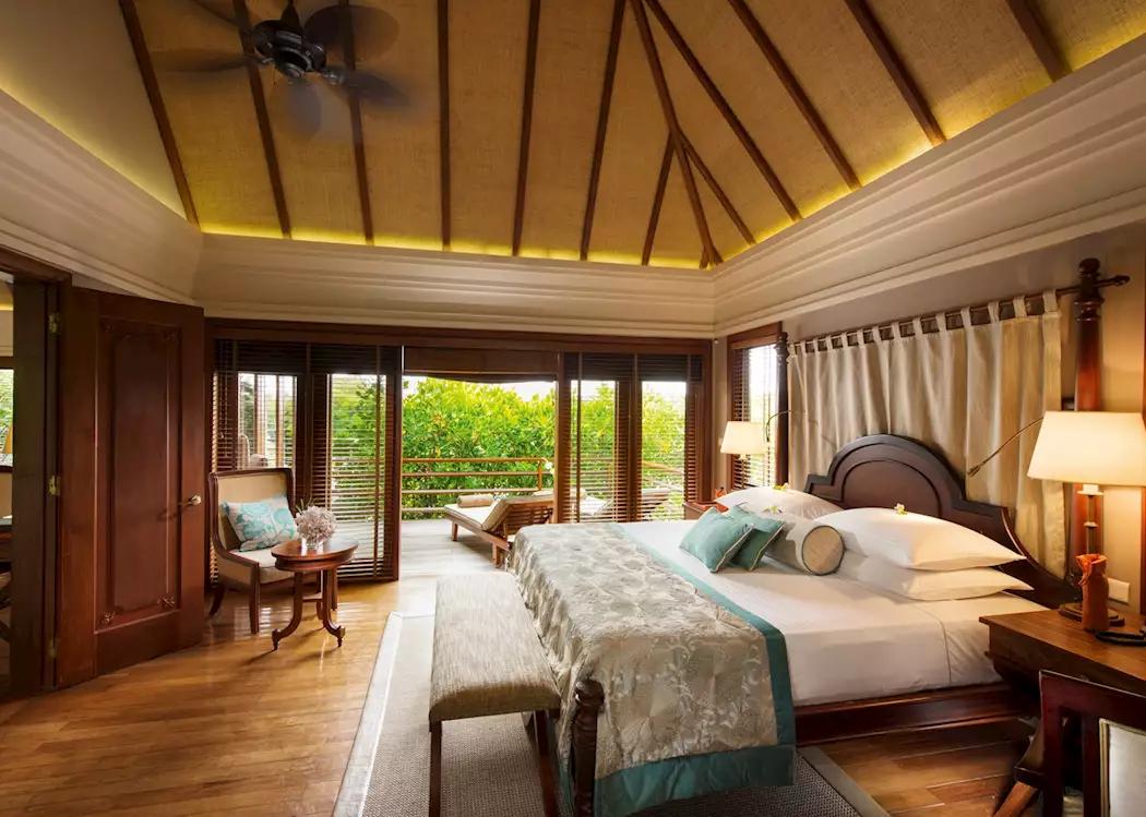 Luxurious double bed suite at the Constance Prince Maurice