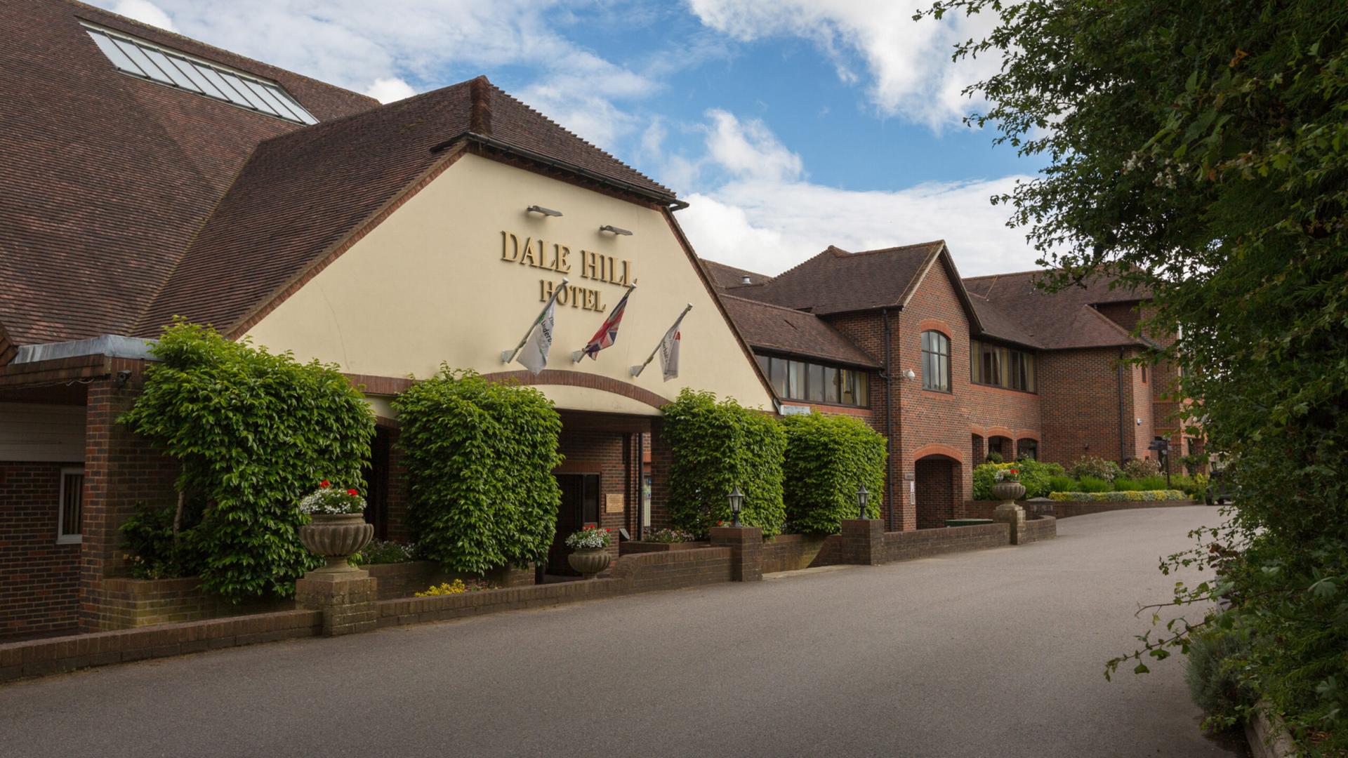 Front entrance of the Dale Hill Golf Resort