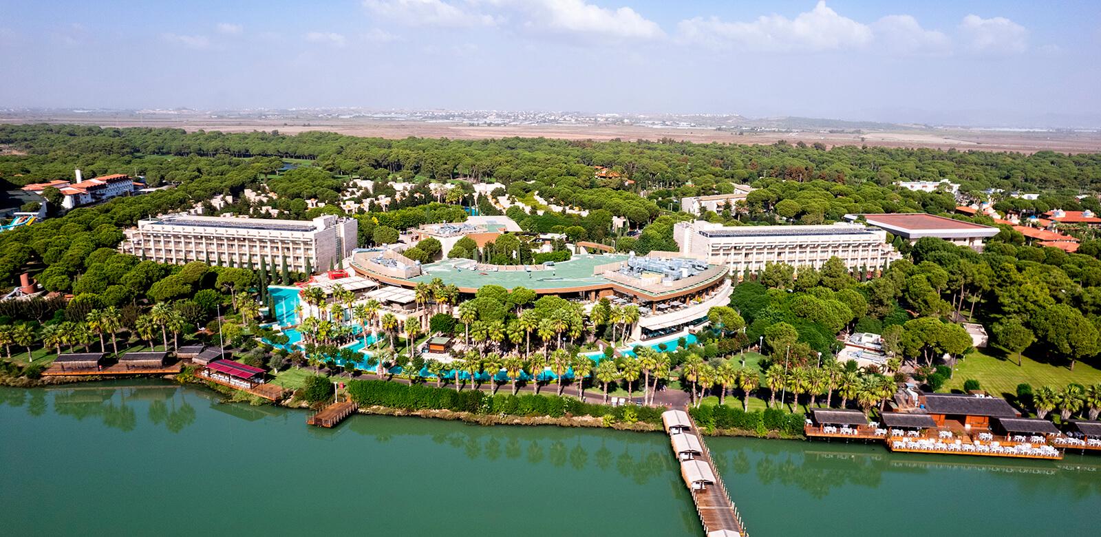 Aerial view of Gloria Serenity Resort