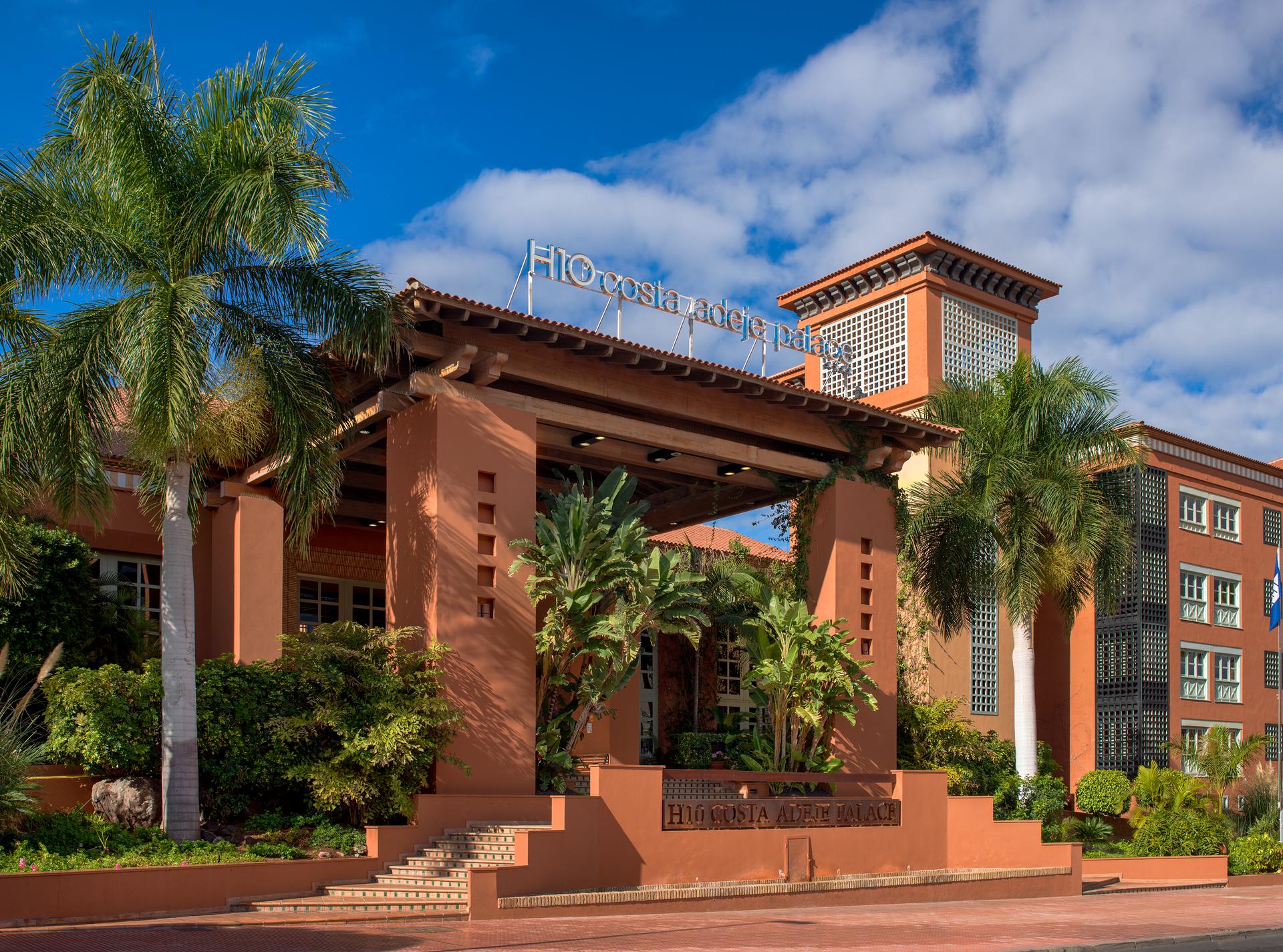 Front entrance to H10 Costa Adeje Palace