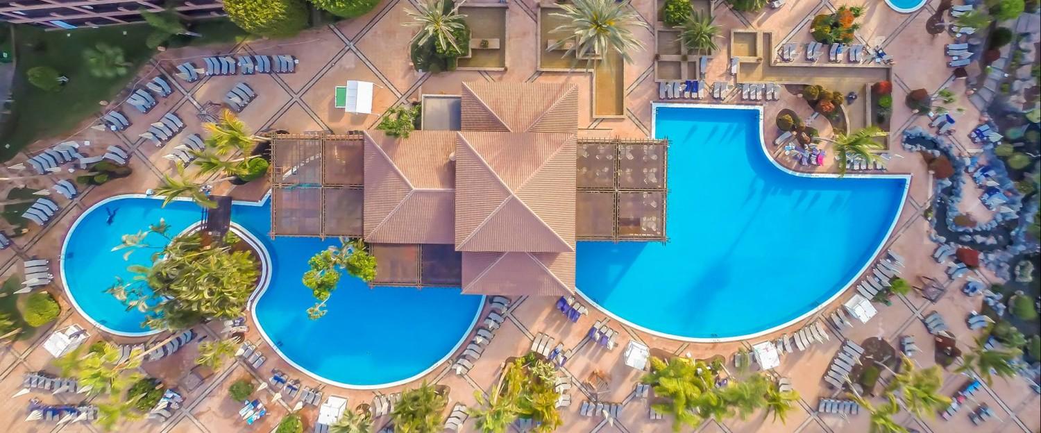 Birdseye view of H10 Costa Adeje Palace