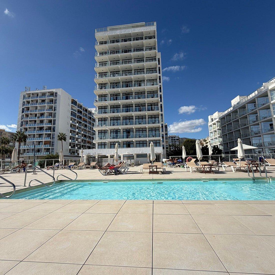 Outdoor pool area